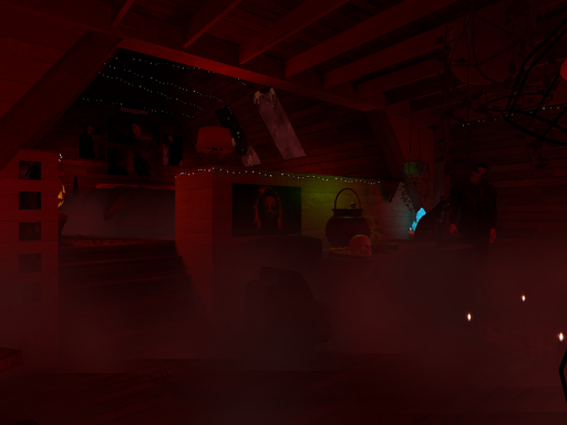 Michael Myers Red Horror Attic