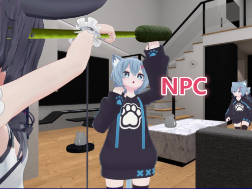 NPC Cat toy - ねこじゃらし遊び