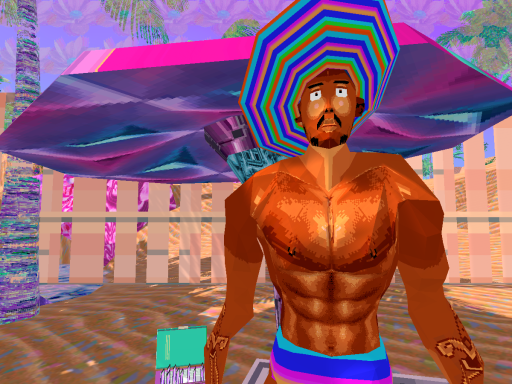 Broken Reality Private Beach Commission