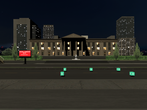 City Driving At Night