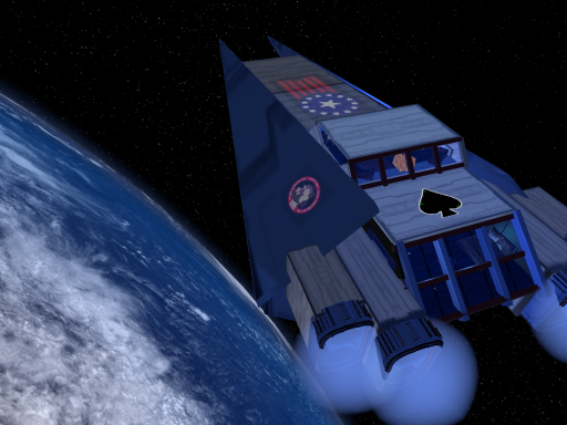 Falkes Starship; The Three Legged Elf