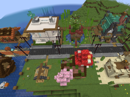 Tiny Minecraft Street