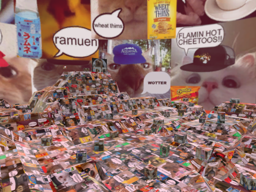 Cats with Snacks and Drinks