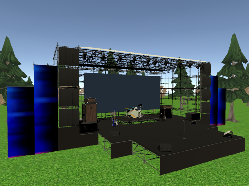 Outdoor Rock Music Festival