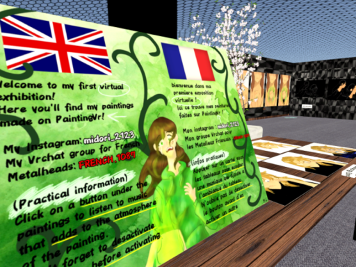 Midori's exibition‚ virtual paintings ENG⁄FR