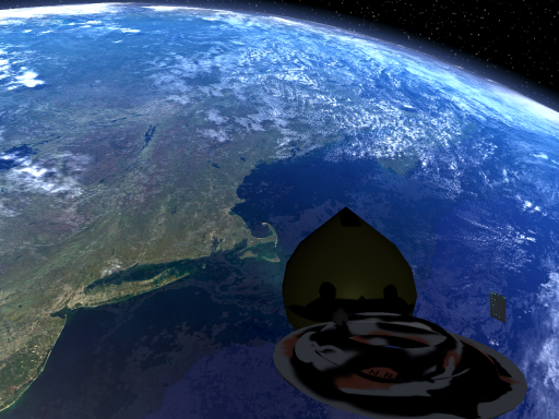 宇宙で動画を観るワールド Let's watch movies in space