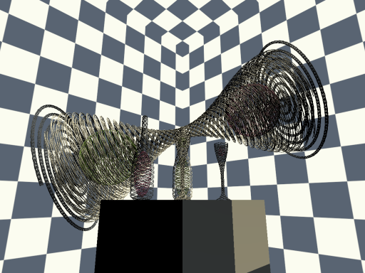 螺旋の酒と砂時計 Spiral Liqueur and Sandglass