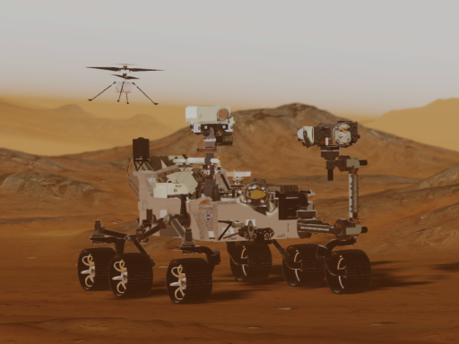NASA Perseverance Rover on Mars
