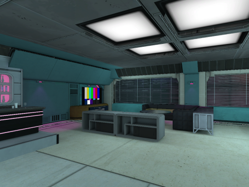 Cyberpunk Future Apartment