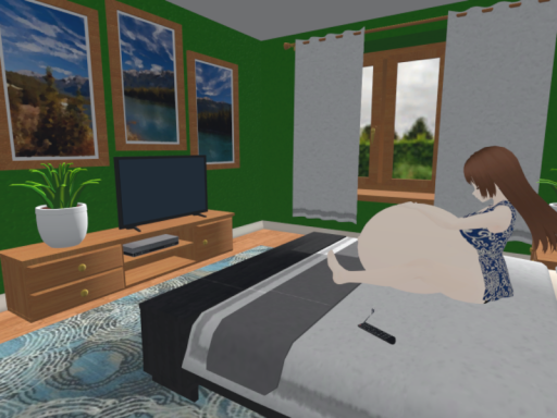 Giant room with giant mother