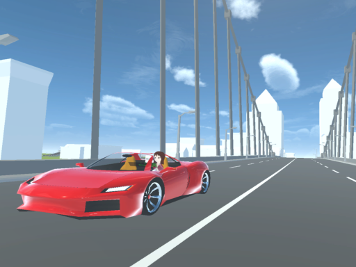 Simple city driving world