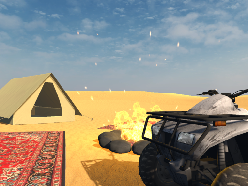 Desert with Quadbikesǃ