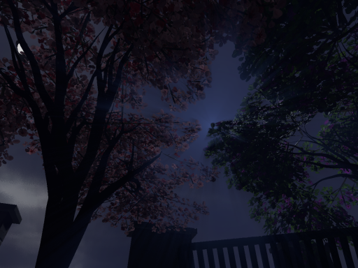 At the center of the ocean surface