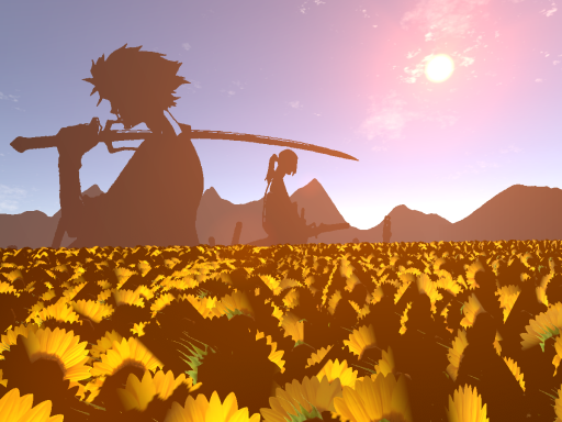 Samurai Champloo Sunflower Field