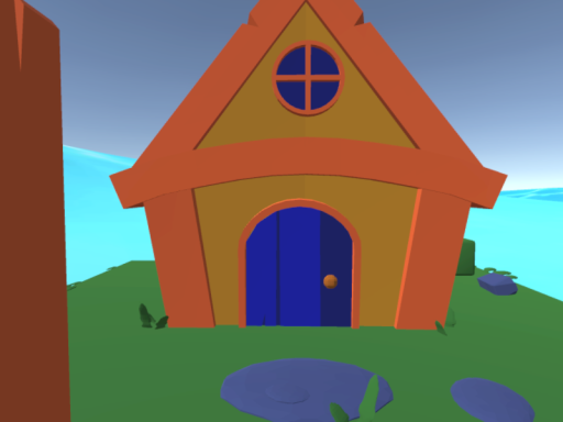 A small house in a big sea