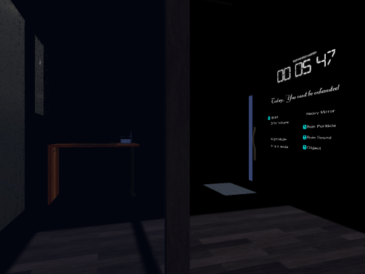 The sound of the rain