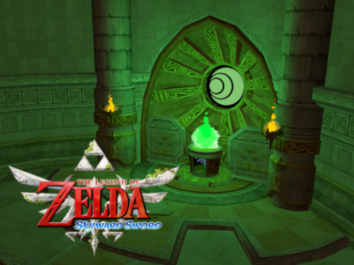 Goddess Flame Chamber - The Legend of Zelda˸ Skyward Sworrd