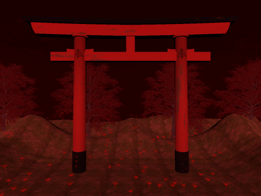 彼岸花畑 Higanbana Field