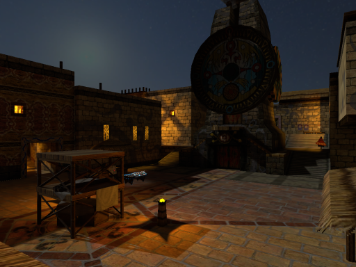 Zelda MM3D - South Clock Town （Night）