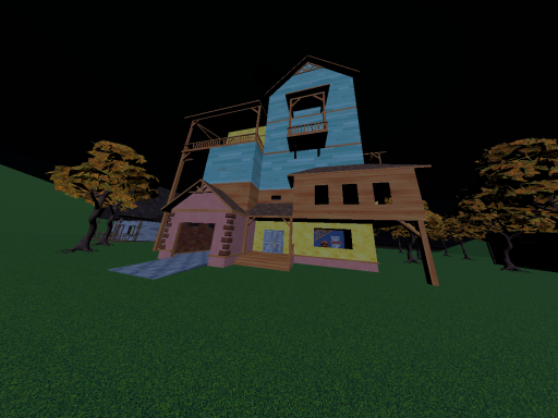 Hello neighbor map （NOT CANON）