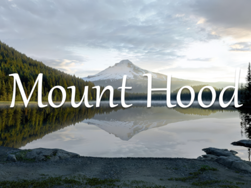 胡德山 mount hood in vision pro