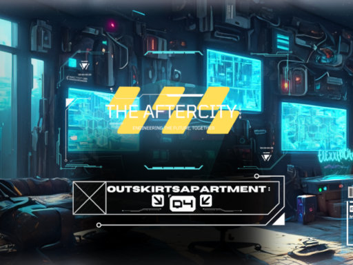 Cyberpunk Outskirts Apartment Q4