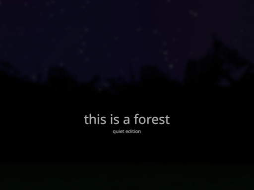 this is a forest