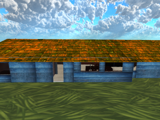 Small house in wilderness