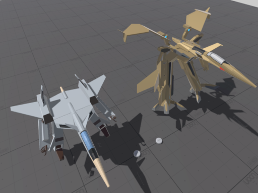 Variable Fighter Pedestal World