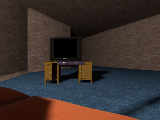 Rest by the dark corridor