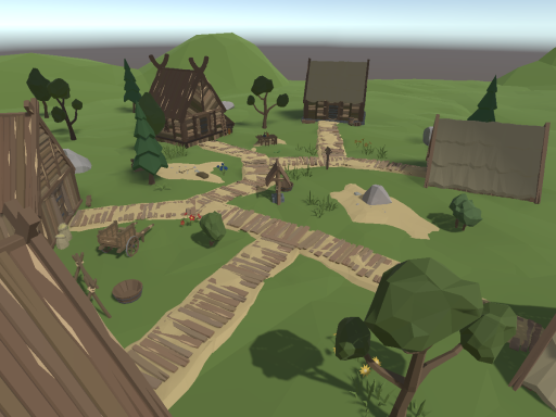 Third Person View Village