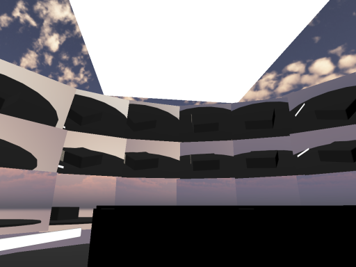 Reflective mirror coliseum