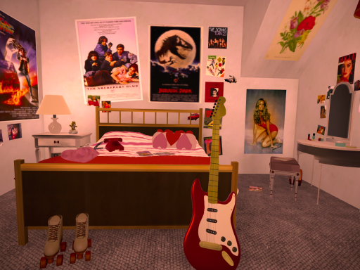 you wake up as the main character of an 80's teen movie and its time for that one scene where you dance around your bedroom