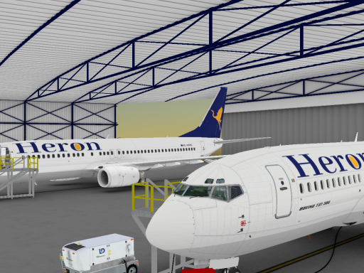 Boeing 737 hangar
