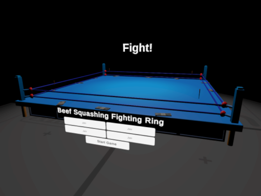 Beef Squatting Fighting Ring