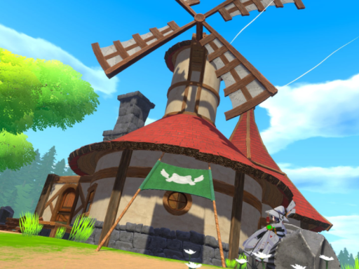 湖が見えるお家