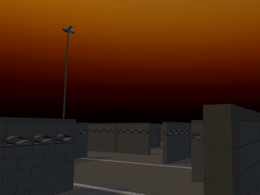 日暮れ The sunset