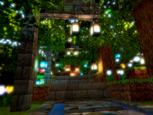 Overgrown Glowing Forest