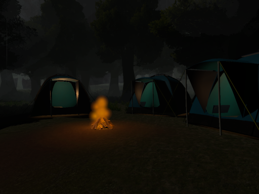 Rainy Campsite