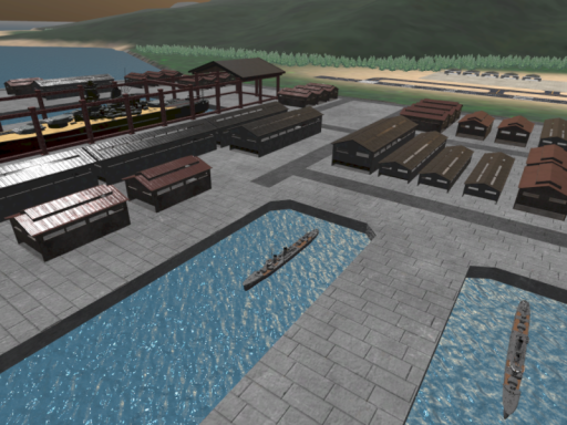 とある時代の海と空