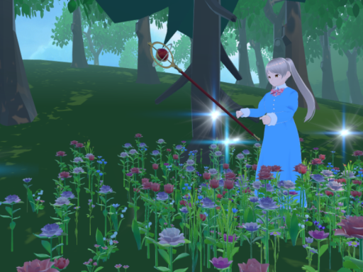 フリーレンの花畑を出す魔法