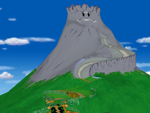 DK Mountain with avatars