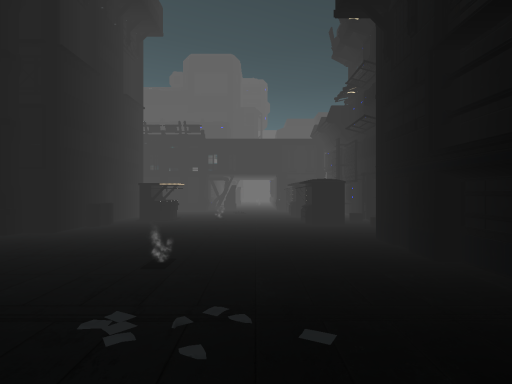 Cyberpunk Back Alley