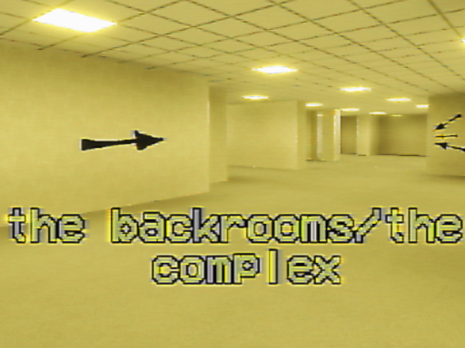 The Backrooms ⁄ The complex Kane pixles