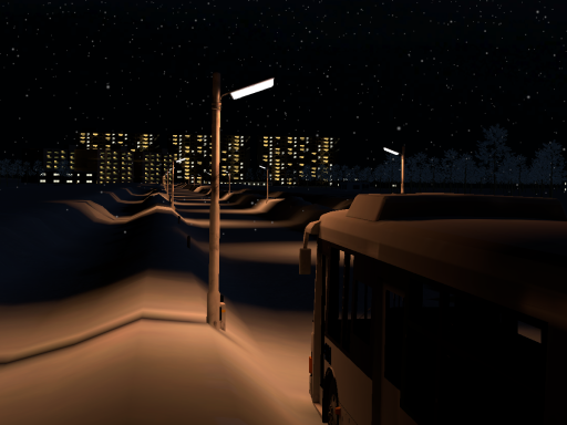 雪の帰り道 ⁄ The way back from the snow