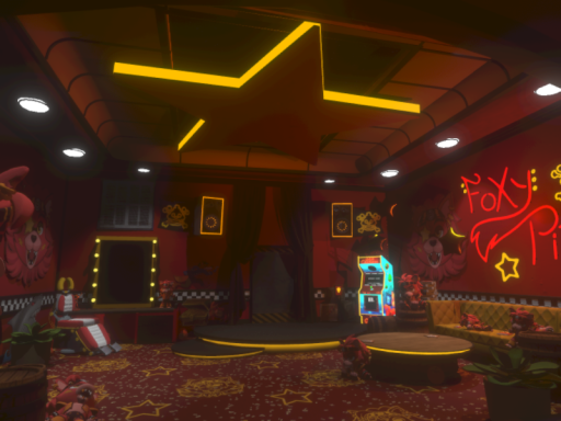 Glamrock Foxy's Greenroom