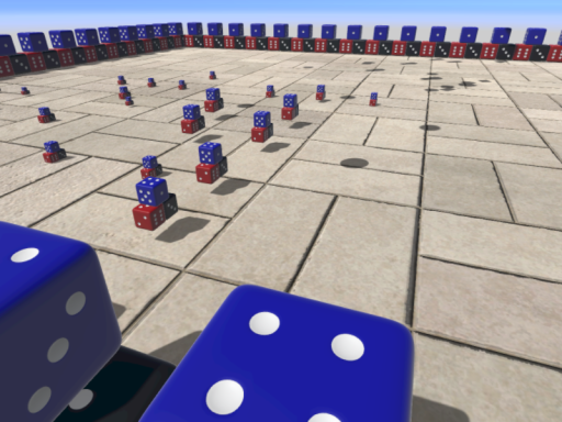 Dice and marble world WIP