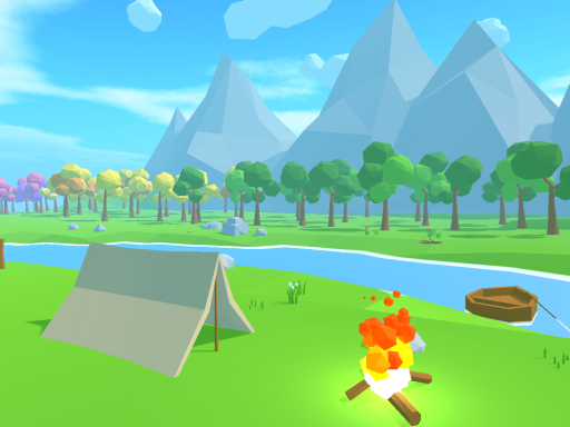 Low Poly Camping