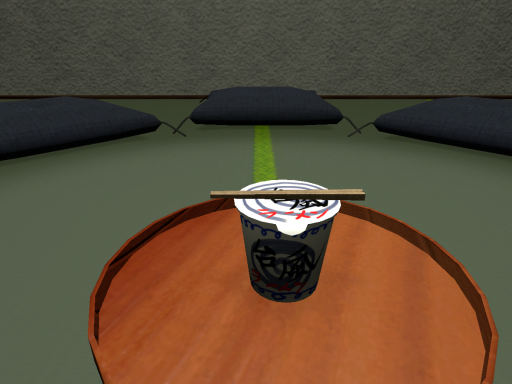 台風に耐え忍ぶ部屋