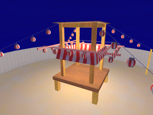 ぬまどん音頭会場「2045年度8月945日金曜日の夏祭り」